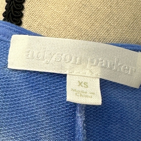 Adyson Parker Short Sleeve Crew Neck Tie Dyed Maxi Dress - Blue Pink - size XS - Picture 5 of 7